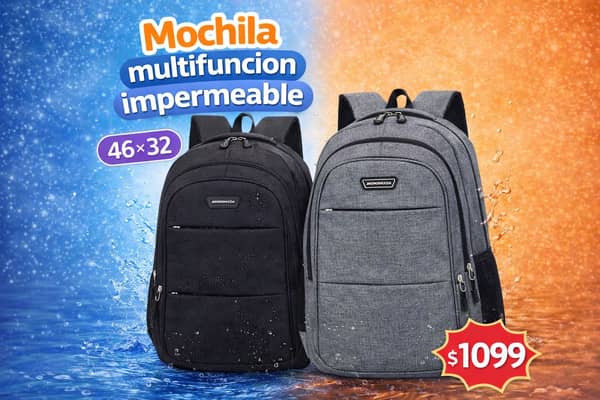 Mochila multifunción impermeable 46x32x13cm